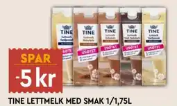 Coop Mega Tine lettmelk med smak tilbud
