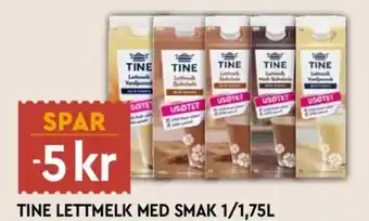Coop Mega Tine lettmelk med smak tilbud