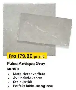 Right Price Tiles Pulse Antique Grey serien tilbud