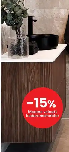 Right Price Tiles Madera valnøtt baderomsmøbler tilbud