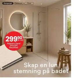 Right Price Tiles Palermo Sand 100x100 Rectified tilbud