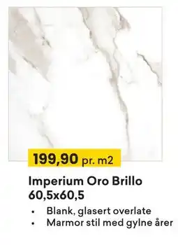 Right Price Tiles Imperium Oro Brillo 60,5x60,5 tilbud