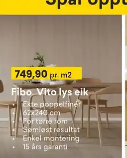 Right Price Tiles Fibo Vito lys eik tilbud