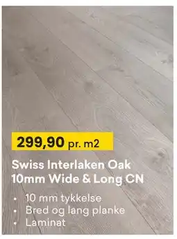 Right Price Tiles Swiss Interlaken Oak 10mm Wide & Long CN tilbud