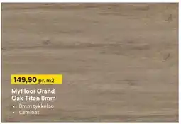 Right Price Tiles MyFloor Grand Oak Titan 8mm tilbud