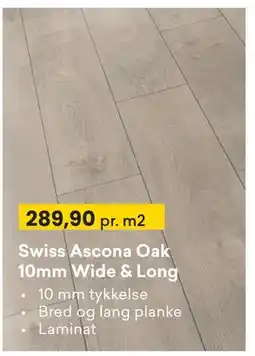 Right Price Tiles Swiss Ascona Oak 10mm Wide & Long tilbud