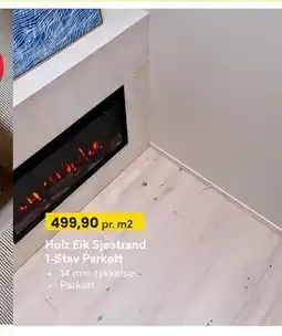 Right Price Tiles Holz Eik Sjøstrand 1-Stav Parkett tilbud