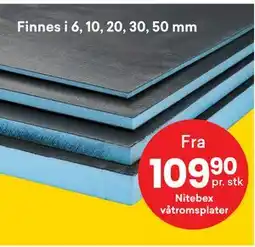 Right Price Tiles Nitebex våtromsplater tilbud