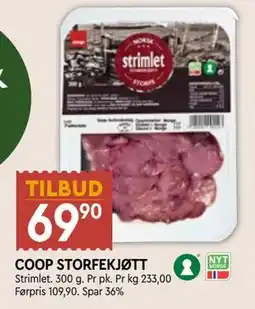 Coop Mega COOP STORFEKJØTT tilbud