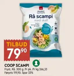 Coop Mega COOP SCAMPI tilbud