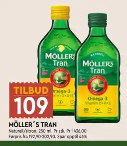 Coop Mega MÖLLER´S TRAN tilbud