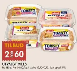 Coop Mega UTVALGT MILLS tilbud