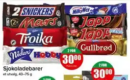 Spar Sjokoladebarer tilbud