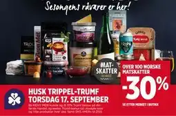 Meny OVER 100 NORSKE MATSKATTER tilbud