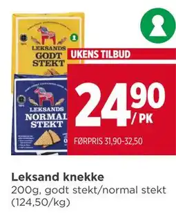 Meny Leksand knekke tilbud