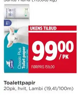 Meny Toalettpapir tilbud