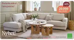 Møbelringen Stordal Asti hjemesofa tilbud