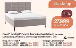Møbelringen Svane Intelligel Deluxe Ariana kontinentalseng tilbud