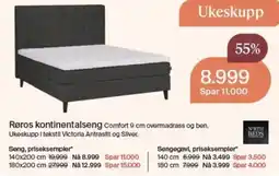 Møbelringen North Beds Røros kontinentalseng tilbud
