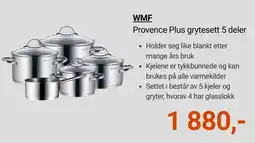 Kitch'n Wmf provence plus grytesett 5 deler tilbud