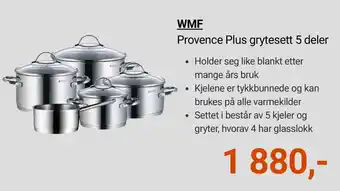 Wmf provence plus grytesett 5 deler