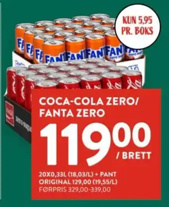 Coca-Cola Zero/Fanta Zero