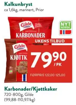 Jacobs Gilde Karbonader/Kjøttkaker tilbud