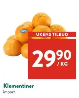 Jacobs Klementiner tilbud