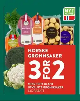 Jacobs NORSKE GRØNNSAKER tilbud