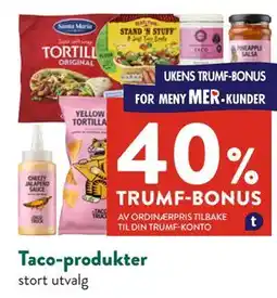 Jacobs Taco-produkter tilbud