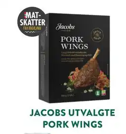 Jacobs JACOBS UTVALGTE PORK WINGS tilbud