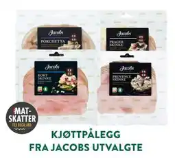 Jacobs KJØTTPÅLEGG FRA JACOBS UTVALGTE tilbud