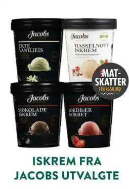 Jacobs ISKREM FRA JACOBS UTVALGTE tilbud