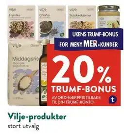 Jacobs Vilje-produkter tilbud