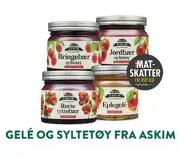 Jacobs GELÉ OG SYLTETØY FRA ASKIM tilbud