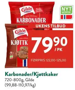 Jacobs Karbonader/Kjøttkaker tilbud