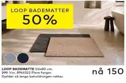 Skeidar Loop badematte tilbud