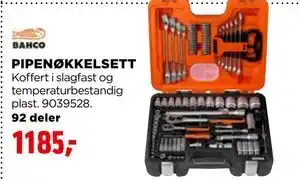 jem & fix PIPENØKKELSETT tilbud