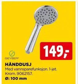 jem & fix HÅNDDUSJ tilbud