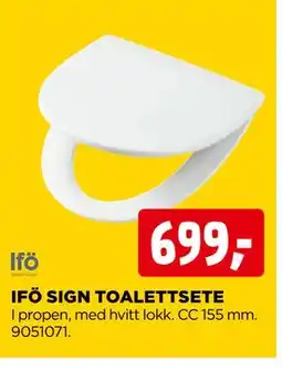 jem & fix IFÖ SIGN TOALETTSETE tilbud