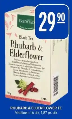 Rema 1000 RHUBARB & ELDERFLOWER TE tilbud