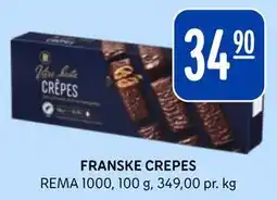 Rema 1000 FRANSKE CREPES tilbud
