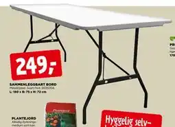 jem & fix SAMMENLEGGBART BORD tilbud