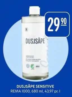 Rema 1000 DUSJSÅPE SENSITIVE tilbud