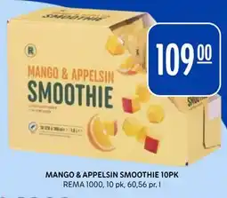 Rema 1000 MANGO & APPELSIN SMOOTHIE 10PK tilbud