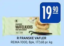 Rema 1000 R FRANSKE VAFLER tilbud