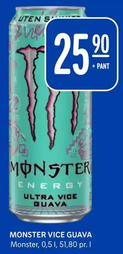 Rema 1000 MONSTER VICE GUAVA tilbud