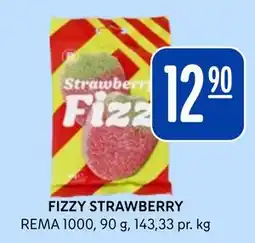 Rema 1000 FIZZY STRAWBERRY tilbud