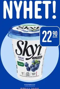 Rema 1000 SKYR BLÅBÆR & ACAI tilbud