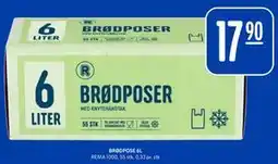 Rema 1000 BRØDPOSE 6L tilbud